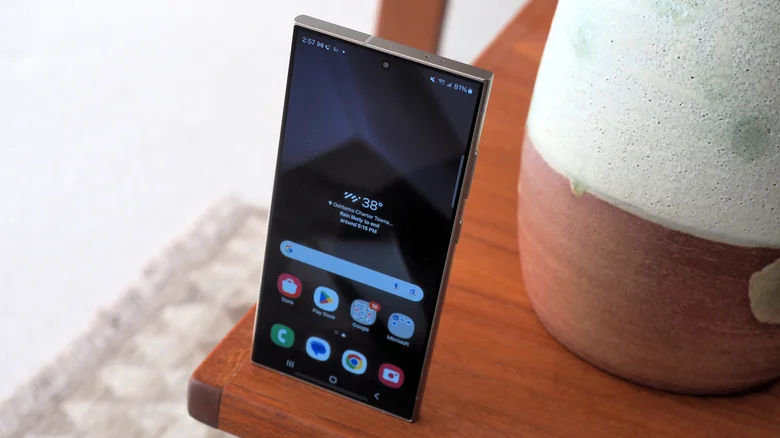 Un beau téléphone avec un écran époustouflant